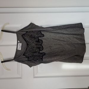 Gray / Black Halter top